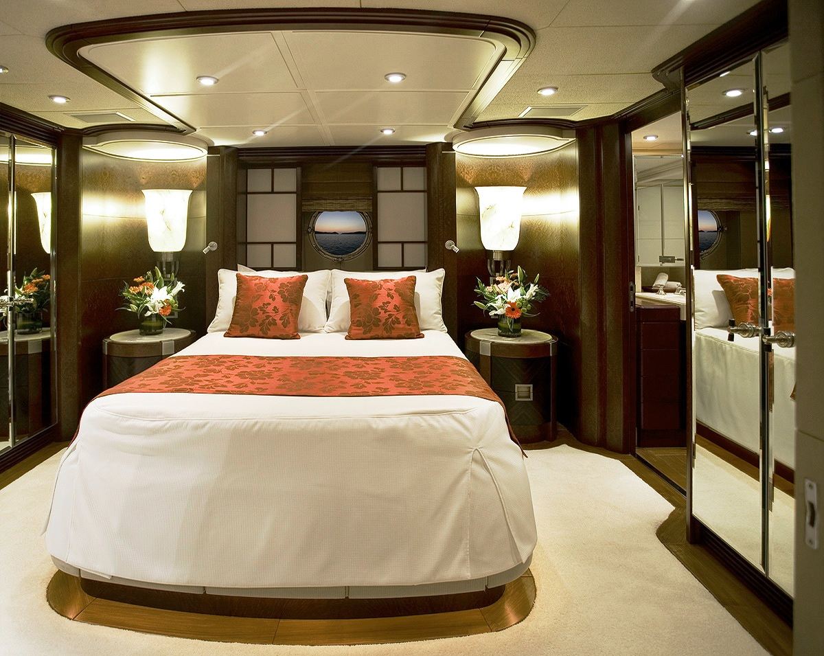Superyacht queen cabin carpet