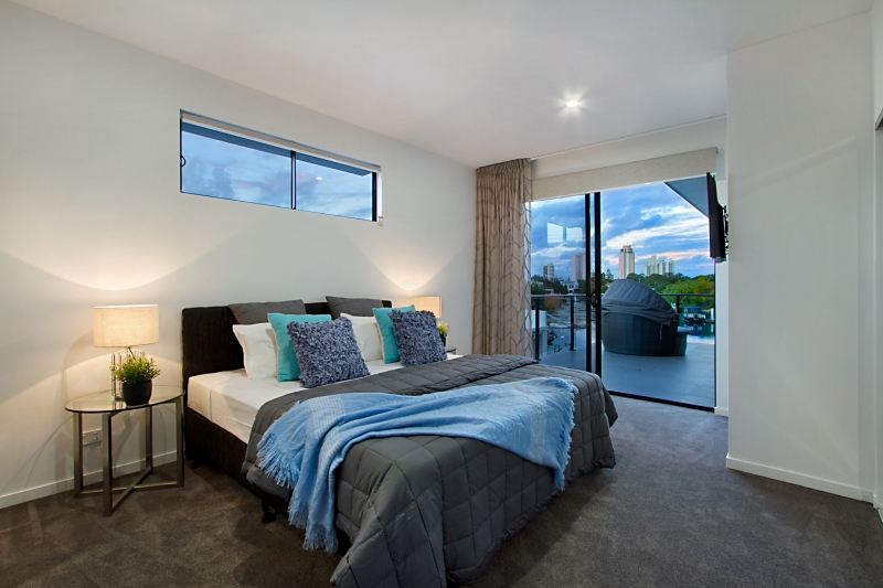 Fresh carpet in an investment property bedroom