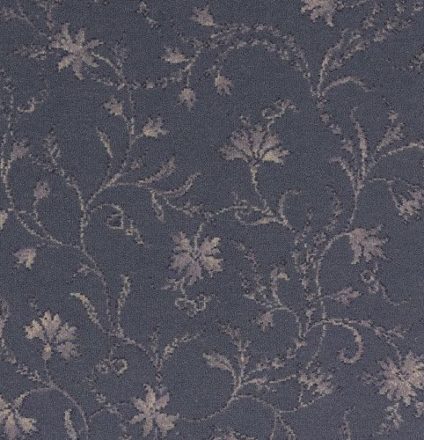 Cross Carpets Classic Florals Parterre Blue