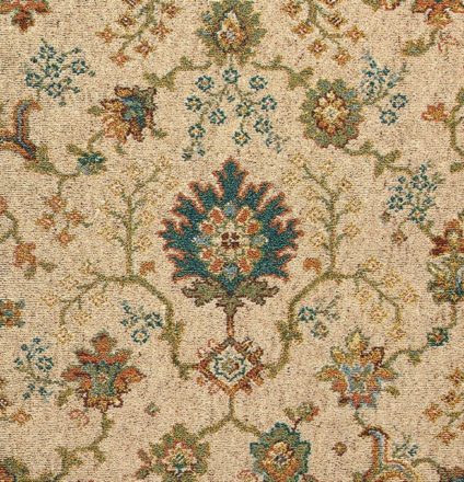 Cross Carpets Renaissance Ivory Palmette