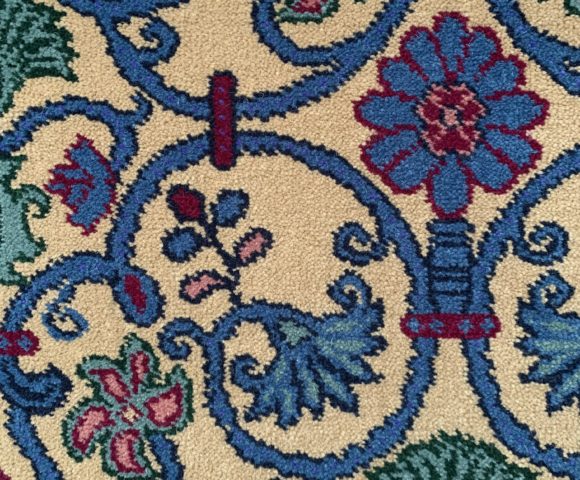 Custom Carpet Floral Design